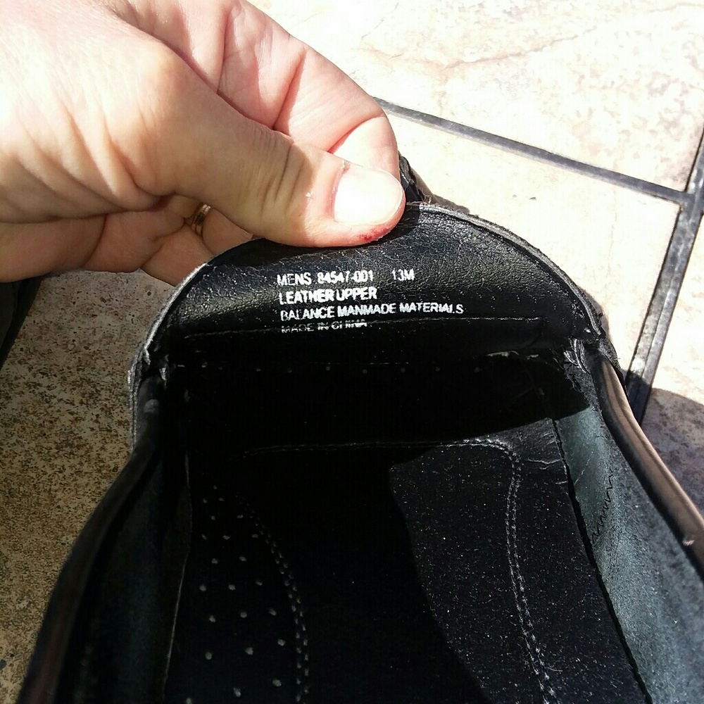 Men's Black Slip on Loafers Size 13 - Picture 2 of 7